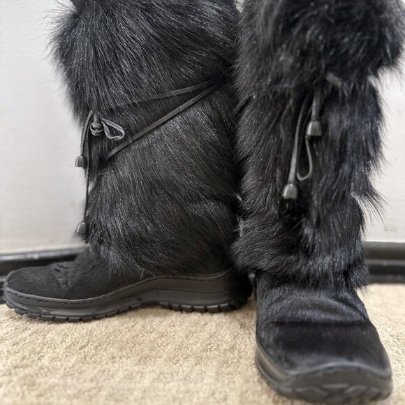 Oscar Sport Winna Black Après Ski Boots - Picture 5 of 6